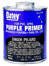 PRIMER/CLEANER PVC/CPVC 4OZ CAN (CN) - Pipe